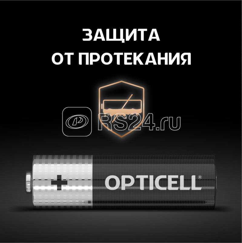 Элемент питания алкалиновый AA/LR6 (блист. 4шт) Basic Opticell 5051001