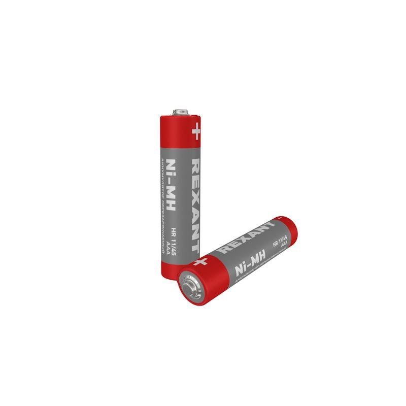 Аккумулятор AAA 1.2В 1100мА.ч (блист.2шт) Rexant 30-1411