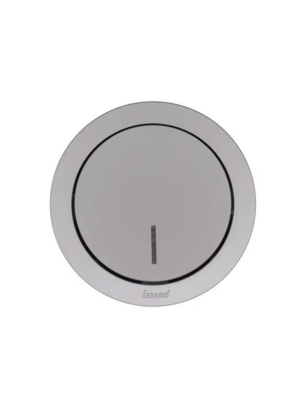 Выключатель 1-кл. СП OSEN 10А IP20 с подсветкой механизм сер. матов. LEZARD 743-7488-111