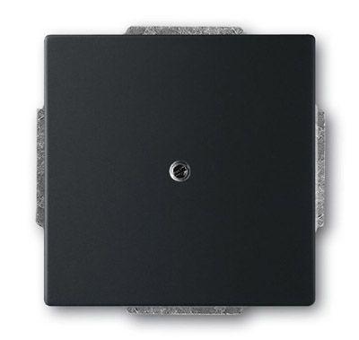 Заглушка с суппортом solo/fut. черн. бархат ABB 2CKA001710A3895