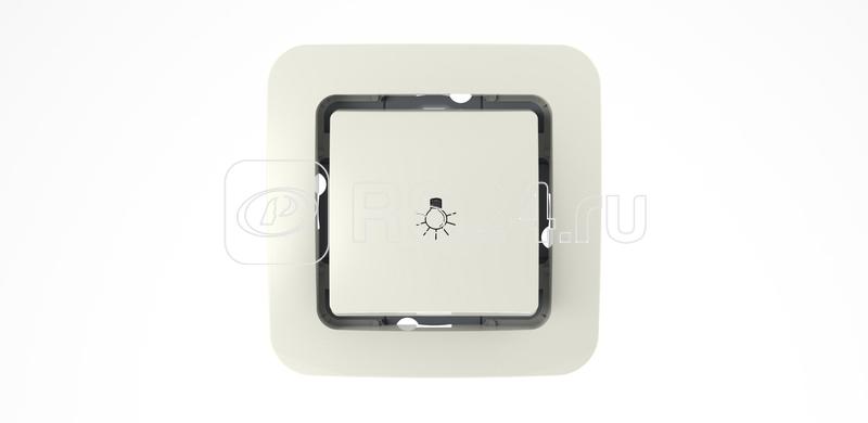 Кнопка звонка СП Lillium без вст. бел. 71004