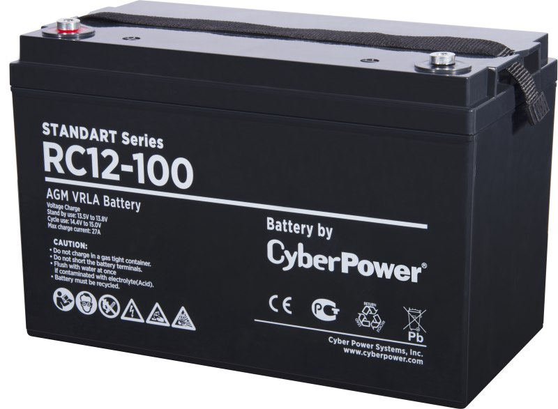 Батарея аккумуляторная SS 12В 100А.ч CyberPower 1000527471