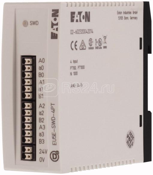 Модуль ввода/вывода EU5E-SWD-4PT 24VDC 4 AI- конфигурируемые Pt100/Pt1000/Ni1000 EATON 144064