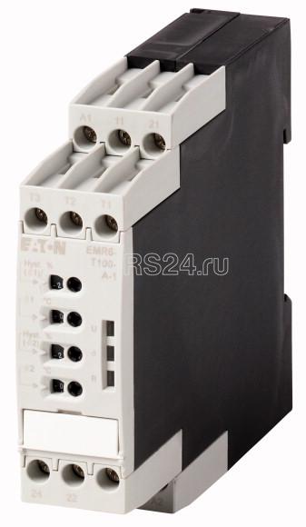 Реле термоэлектрическое 0-+100град.C 24-240V AC 50/60Гц 24-240 V DC EMR6-T100-A-1 EATON 184787