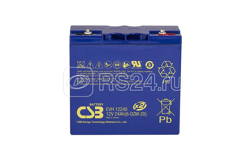 Аккумулятор 12В 24А.ч CSB EVH12240 (x2) CSB