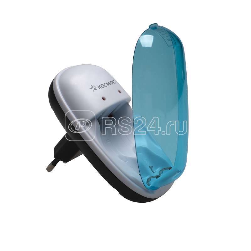 Устройство зарядное 519 (без аккум.) 6-12ч (1-2 АА/ААА) Космос KOC519BLUE