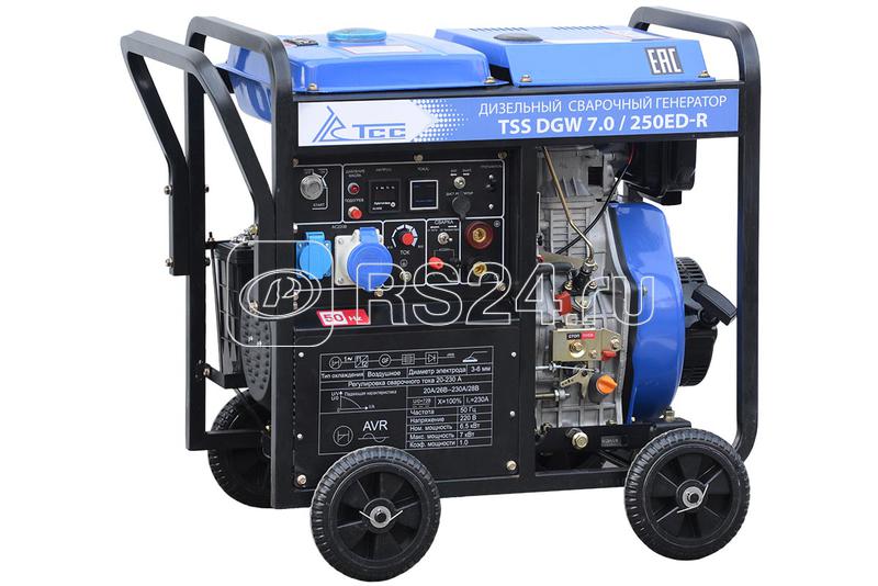 Электростанция/генератор дизельный инверторный сварочный TSS DGW 7.0/250ED-R ТСС 018692