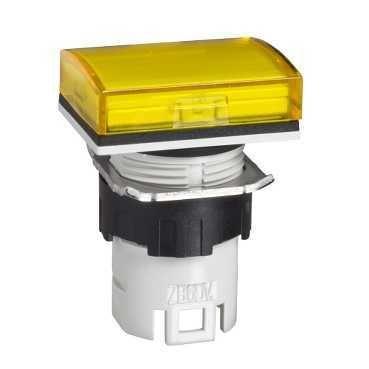 Лампа сигнальная прямоуг. желт. SchE ZB6DV5