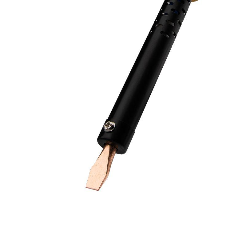 Паяльник ЭПСН 220В 80Вт дерев. ручка ПД Rexant 12-0280