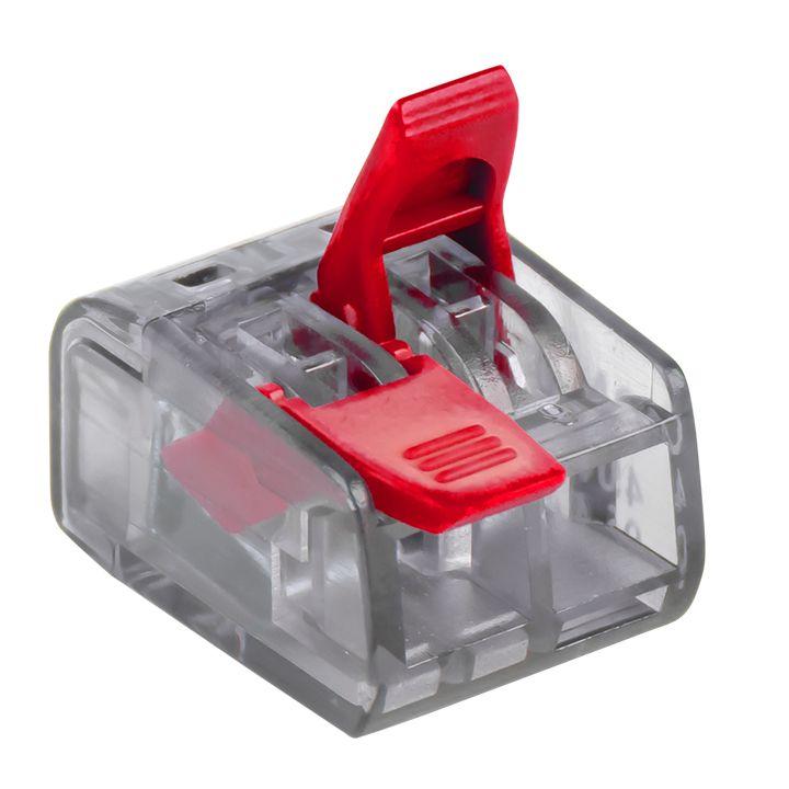 Клемма строительно-монтажная СМК 221-412 2-проводная 0.2-4кв.мм (уп.4шт) PROxima EKF plc-smk-221-412r