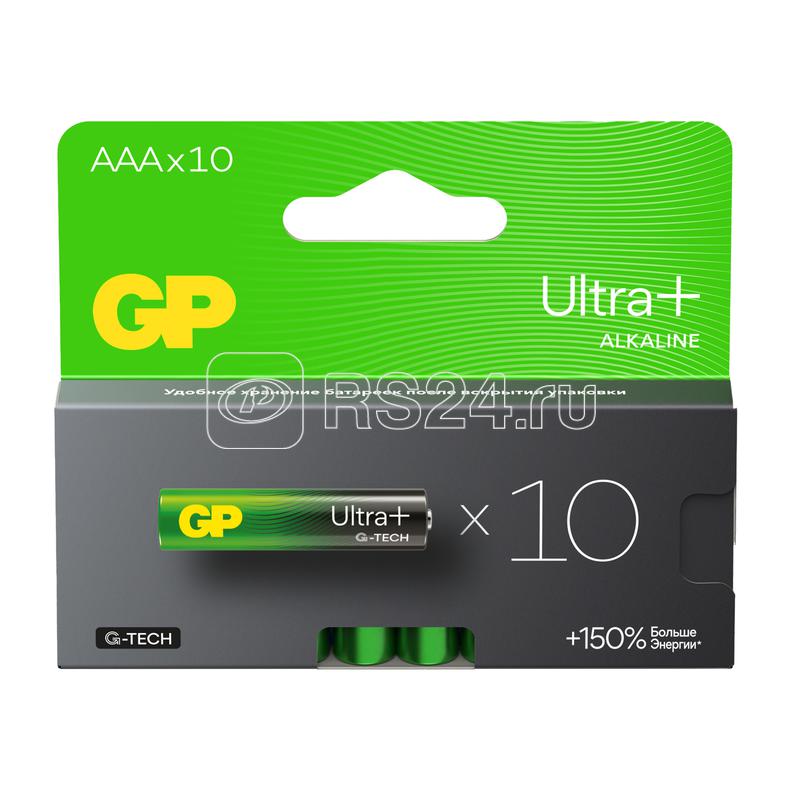 Элемент питания алкалиновый AAA/LR03 1.5В Ultra Plus Alkaline G-Tech (блист.10шт) GP 621