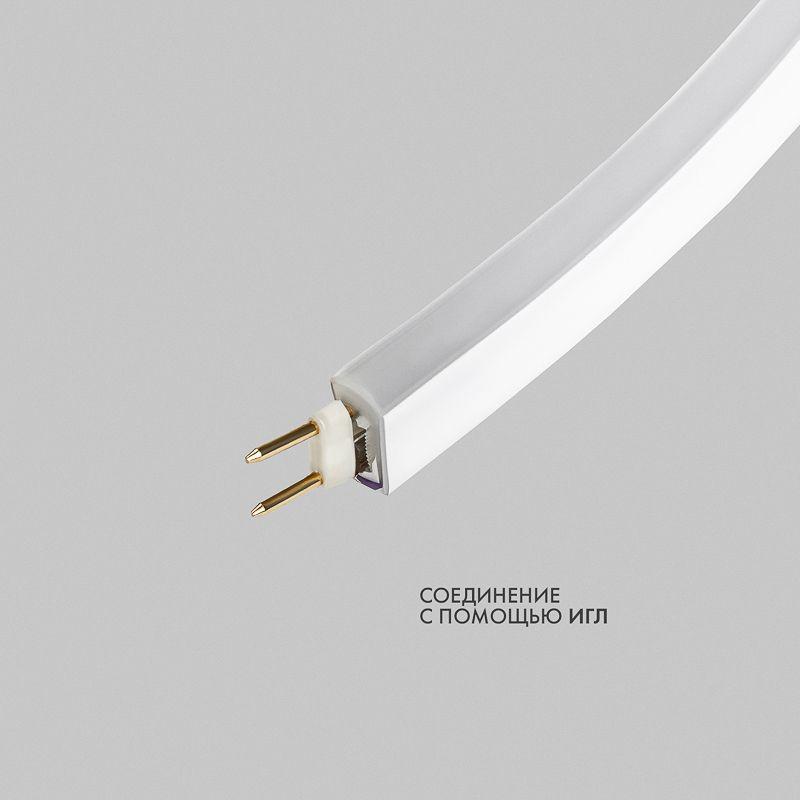 Шнур светодиодный гибкий неон LED SMD 8х16мм 120LED/м теп. бел. (уп.100м) Neon-Night 131-046