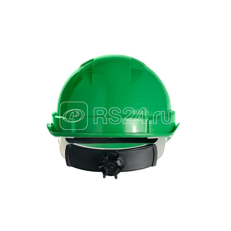 Каска Европа текстиль храповик зел. ЕЛАНПЛАСТ КАС102-З