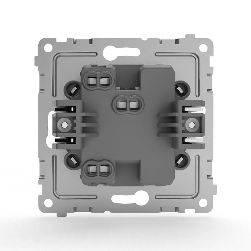 Выключатель 1-кл. СП Pixel 10А IP20 механизм бел. TOKOV ELECTRIC TKE-PX-V1-C01