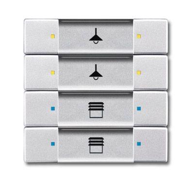 Сенсор 4/8-кл. 6127/02-83-500 многофункц. серебристый алюм. ABB 2CKA006117A0234