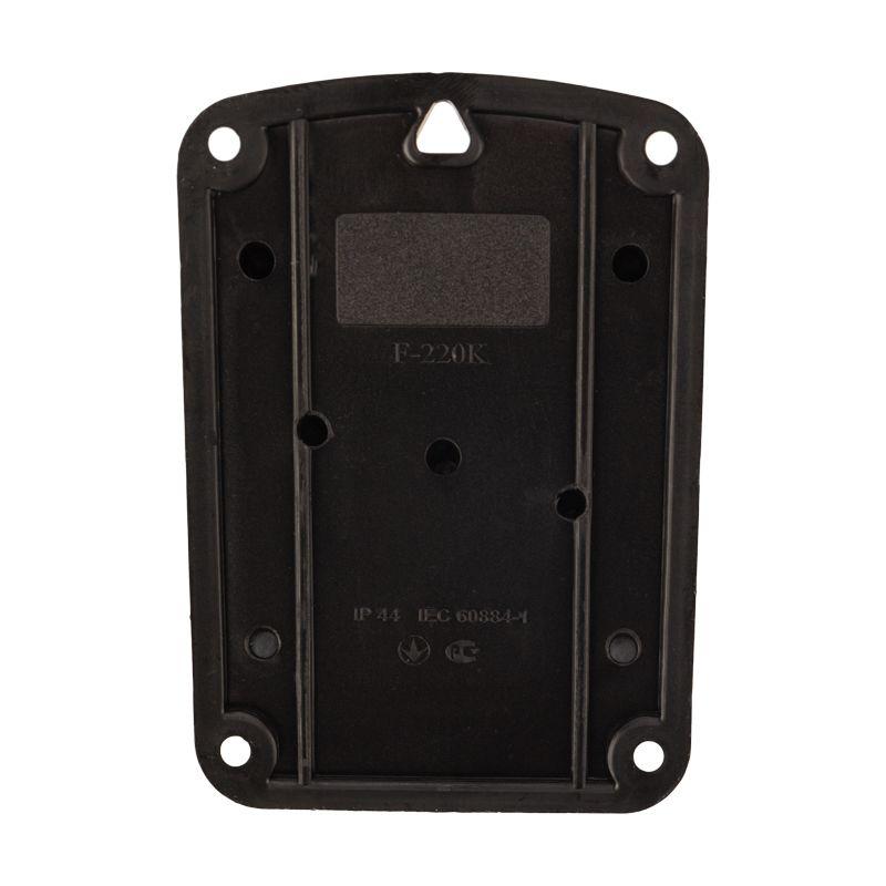 Розетка штепсельная влагозащ. стационарная угловая ОУ 16А IP44 230В 2P+PE каучук PROCONNECT 111-127-4