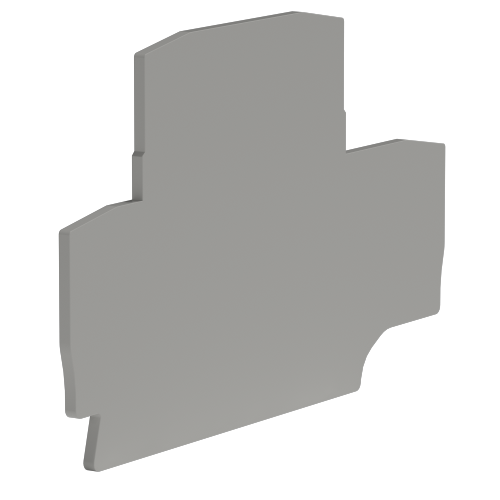 Крышка для двухуровневой клеммы на 4 кв.мм DKC ZEFD401GR Крышка для двухуровневой клеммы на 4 кв.мм DKC ZEFD401GR