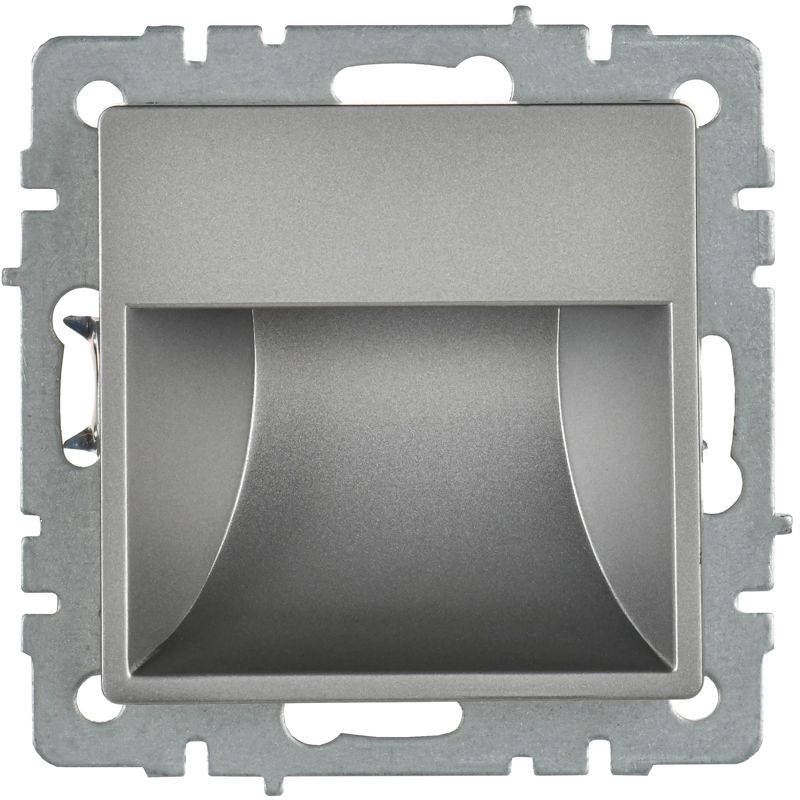 Подсветка светодиодная BRITE встраив. ПЛ20-БрС механизм сталь IEK BR-FL20-K46