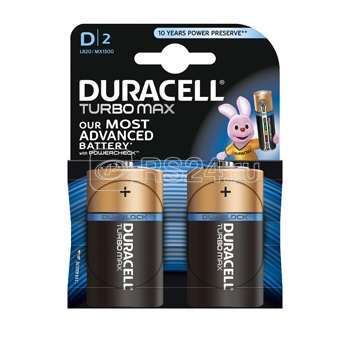 Элемент питания алкалиновый D/LR20-2BL Turbo (блист.2шт) Duracell Б0018575 Элемент питания алкалиновый D/LR20-2BL Turbo (блист.2шт) Duracell Б0018575