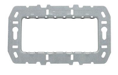 Суппорт 4мод. Zenit для рамок итальянск. стандарт без монтажн. лапок сталь ABB 2CLA247490N1001