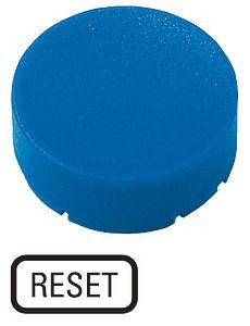 Шильдик кнопочный выступающий "ВОЗВРАТ" M22-XDH-B-GB14 син. EATON 218249