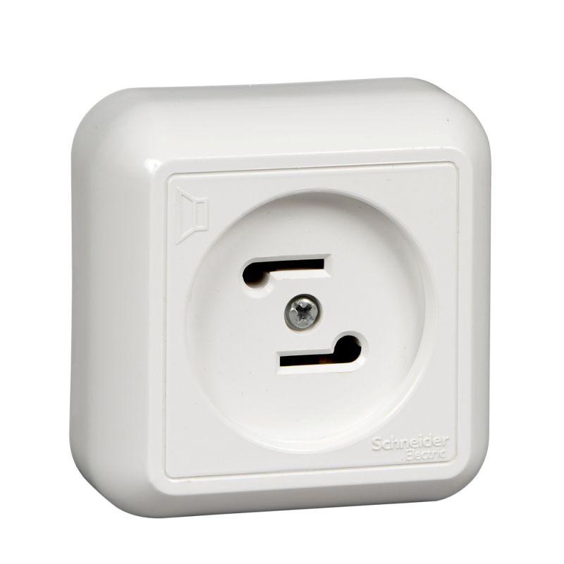 Розетка радиотрансляционная ОП Прима 30В монтаж. плата бел. (розн. упак) SchE RPVAM-BI