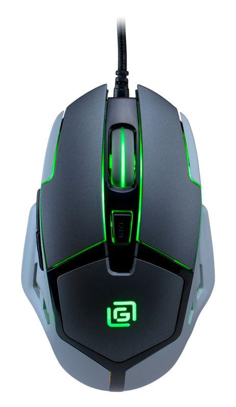 Мышь 915G HELLWISH V2 черн./серебр. оптическая 2400dpi USB 6but MW-1613 ОКЛИК 1003993