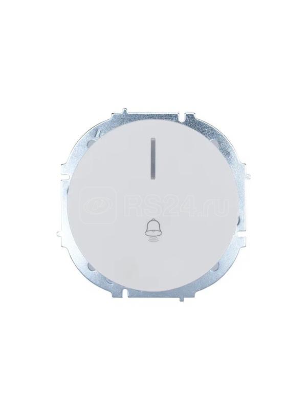 Кнопка звонка СП OSEN с подсветкой механизм бел. LEZARD 743-0288-108