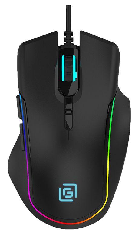 Мышь оптическая 729G LABYRINTH (8000dpi) USB для ноутбука (7but) черн. ОКЛИК 1465496