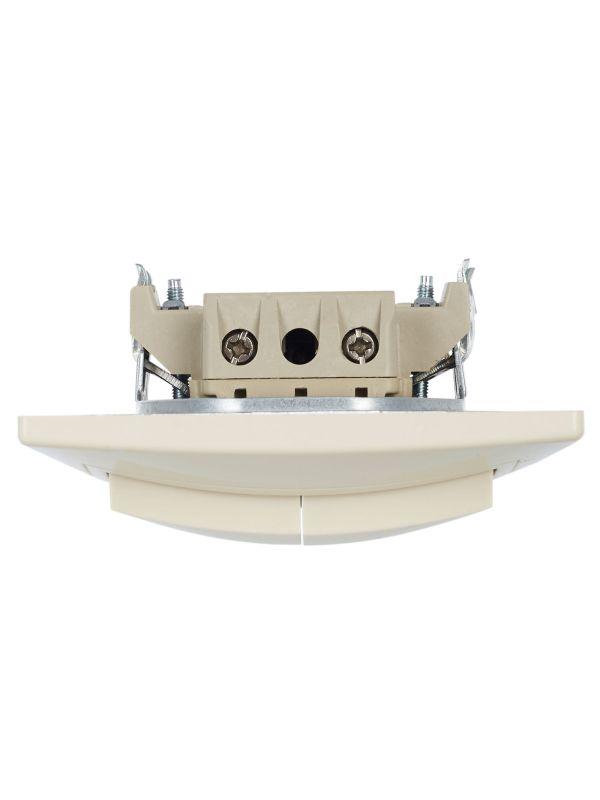 Выключатель 2-кл. СП Кварта 10А IP20 ВС10-2-0-ККм крем. IEK EVK20-K33-10-DM