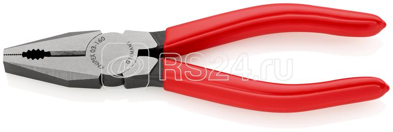 Плоскогубцы комбинированные L-160мм Knipex KN-0301160SB Плоскогубцы комбинированные L-160мм Knipex KN-0301160SB