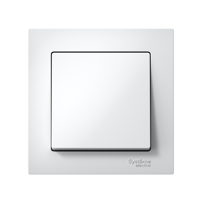 Выключатель 1-кл. СП AtlasDesign 10А IP20 (сх. 1) 10AX в сборе бел. SE ATN000112