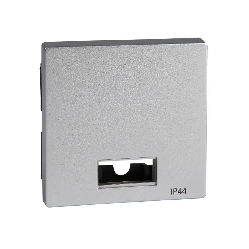 Клавиша 1-кл. Merten с инд. IP44 алюм. SchE MTN433760