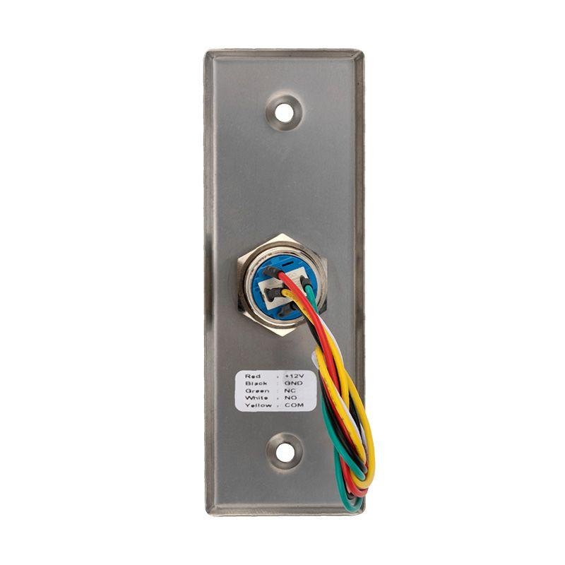 Кнопка "Выход" SB-60 врезная метал. син. подсветка SECURIC 45-0961