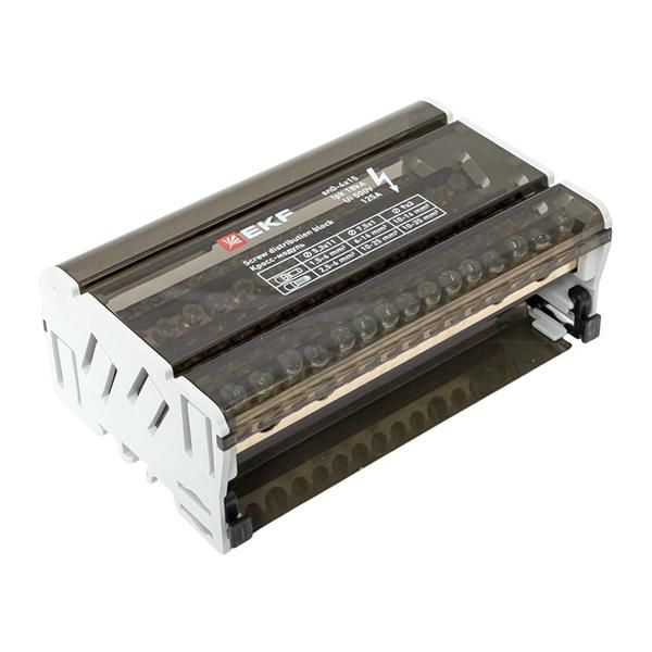 Шина нулевая в корпусе 4х15 EKF sn0-4x15