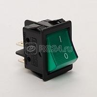 Выключатель с подсветкой зел. EMAS A14B1Y11