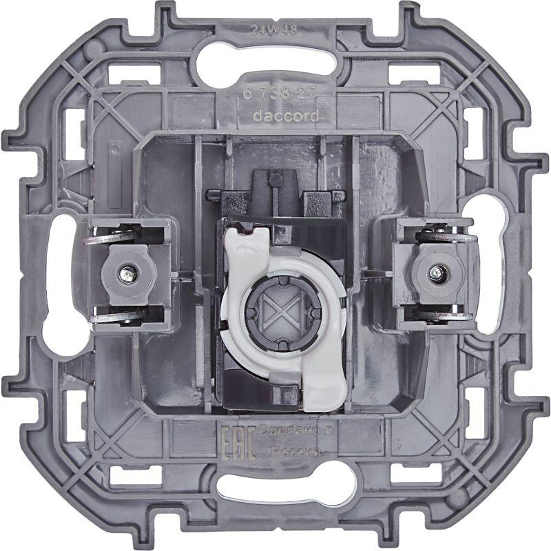 Розетка компьютерная Inspiria RJ45 кат.5E UTP алюм. IEK 673827