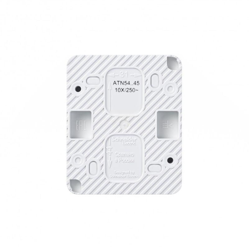 Розетка 1-м ОП AtlasDesign PROFI 16А IP54 250В заземл. защ. шторки бел. SE ATN540145