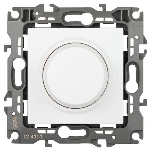 Светорегулятор Эра12 12-4101-01М поворотно-нажимной 400ВА 230В бел. матов. ЭРА Б0065670