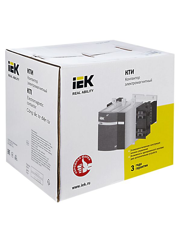 Контактор КТИ-5150 150А 230В/АС3 KARAT IEK KKT50-150-230-10