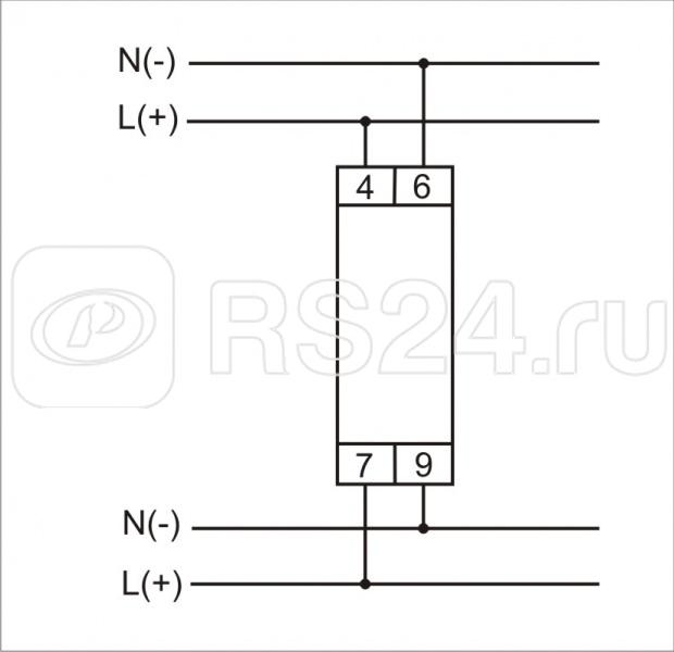 Указатель напряжения LK-714 (сигнализация наличия 2-х напр. 35мм 230В IP20 монтаж на DIN-рейке) F&F EA04.007.003
