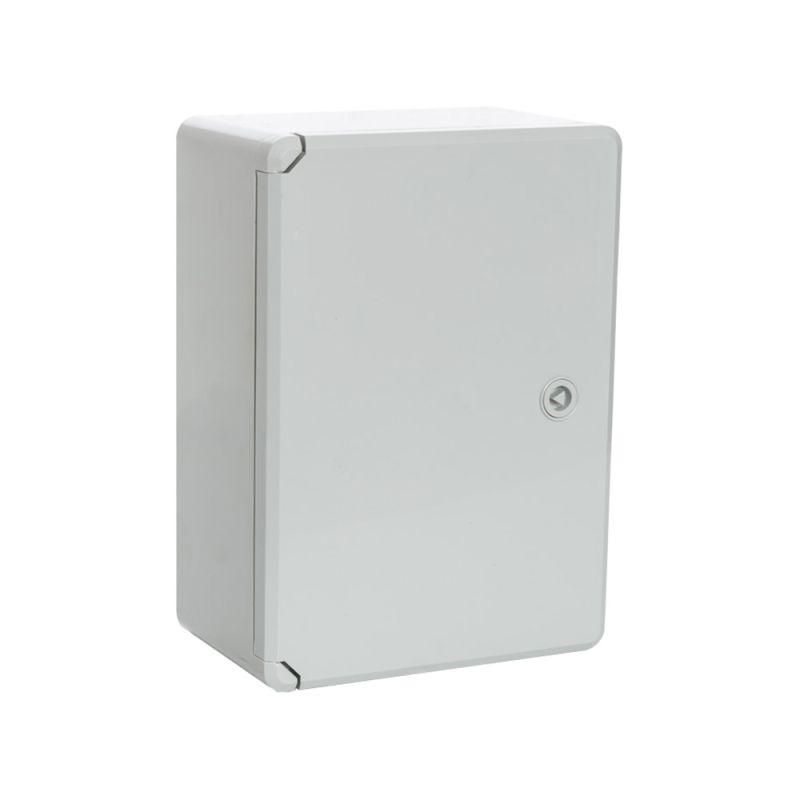 Корпус пластиковый распределительный ЩРН-18 IP65 сер. дверь 350х250х150 Промрукав PR08.26498