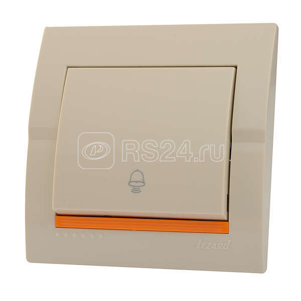 Кнопка звонка Deriy крем. LEZARD 702-0303-103