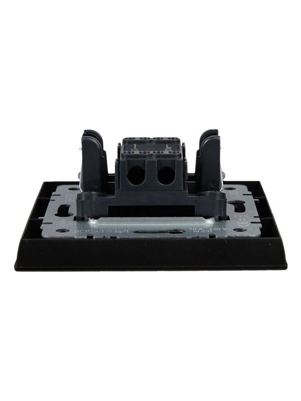 Выключатель 1-кл. СП BRITE ВСР10-1-0-БрЧ 10А в сборе черн. IEK BR-V10-0-10-K02-F