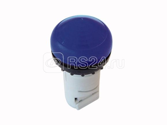 Лампа сигнальная M22-LCH-B коническая без светодиод. элемента патрон BA 9s до 2.4Вт черн. лицевое кольцо син. EATON 216918