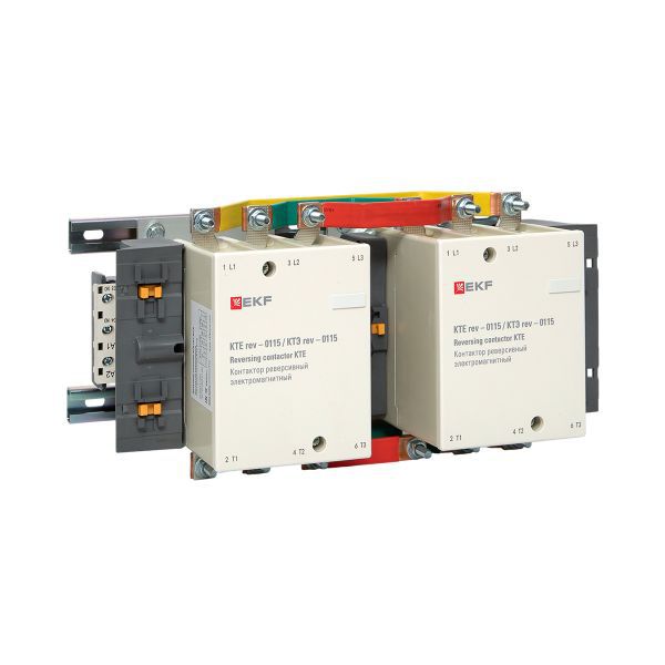 Контактор реверсивный КТЭ 115А кат. 230В AC 2НО EKF ctr-b-r-115