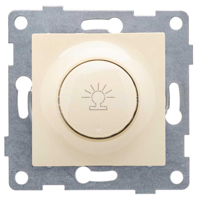 Механизм диммера СП Ugra 500Вт с накладкой и воротком беж. GUSI С11Д6-003