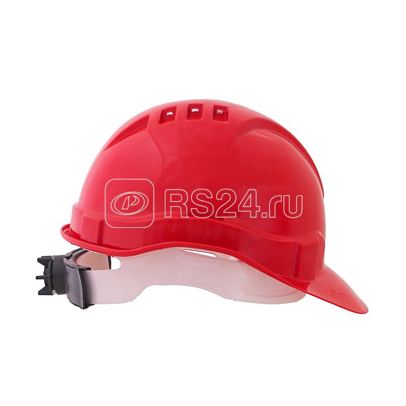 Каска Европласт пластик храповик красн. ЕЛАНПЛАСТ КАС104-К