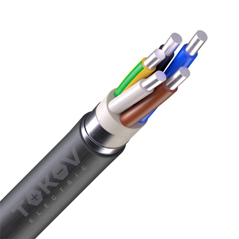 Кабель TOKOV ELECTRIC АВВГнг(А)-LS 5х6 ОК (N PE) 0.66кВ (м) 00-00036631