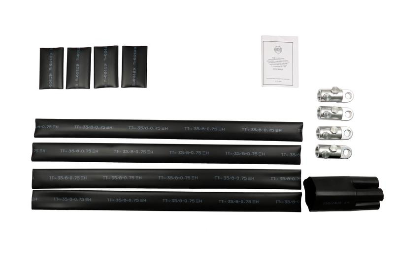 Муфта кабельная концевая универс. 1кВ HT2-01/4x150-240L16 (4ПКВНтп-1-150-240) пластмас. изоляция; без брони; с болтов. наконечн. НИЛЕД 16000211
